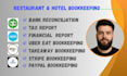 provide hotel, resort and restaurant bookkeeping services