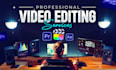 create an animated lyric video, lyric music video, or short music clip