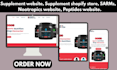 build supplement website peptide nootropics sarms nutraceutical supplement store