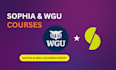 assist with sophia learning classes, milestones, and course guidance