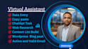 be a virtual assistant for admin support, social media, wordpress, chatgpt, more