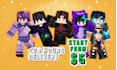make your perfect custom minecraft skin less than 24 hours