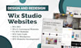 create wix website, landing page design, redesign, development and SEO