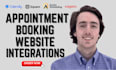 setup appointment booking website, acuity scheduling, square, calendly, vagaro