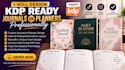 design KDP ready journals or planners professionally