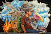 do illustration expressionism art, graffiti, abstract art