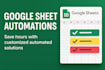 google sheets automation and api with n8n