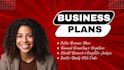 create a professional business plan with financial forecasts