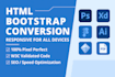 convert figma to html, xd to html, psd to html bootstrap responsive tailwind CSS