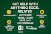 help you with anything excel related