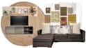 compose an interior mood board