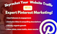 create pinterest pins and boards for website traffic