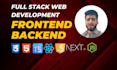 do full stack mern next js react development custom html app