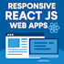 build responsive react js website or web application