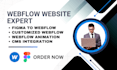 edit webflow template build webflow website figma to webflow animations