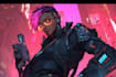 design cyberpunk and fantasy character splash art