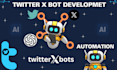 program custom twitter x bot tweet automation ai agent in python openai chatgpt