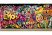 create graffiti pop art canvas designs and murals