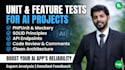 unit testing, feature testing, and code review for ai projects