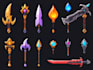 design and paint weapons and props
