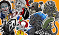 draw super detailed chibi character sticker pack design