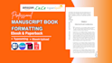 manuscript typesetting, book publishing ebook upload paperback formatting, kdp
