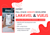 be full stack web developer for vuejs PHP laravel website, laravel backend dev
