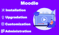 install upgrade migrate and customize moodle lms