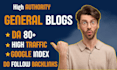 do general guest post on high da website