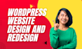 design,redesign wordpress sites for small business owners
