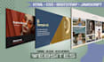 build html css js website, design and development, responsive, free hosting