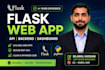 develop custom flask web apps, rest apis and scalable python backend systems