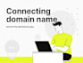 connect a domain name with an https certificate