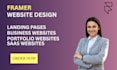 build a professional framer website design or framer landing page