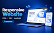 build a responsive landing page using HTML CSS javascript