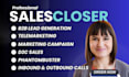 be your sales closer sdr phantombuster high ticket appointment setting usa