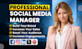 be your social media marketing manager and content creator