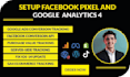 set up facebook pixel and event tracking