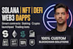 create meme coin nft token web3 dapp dex presale staking on evm solana sui ton