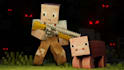 make professional 3d minecraft animation with sound effects