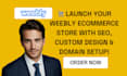 build and design a weebly ecommerce website weebly SEO optimization online store