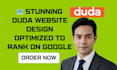 custom duda web design with duda SEO duda website design website builder duda