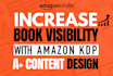 amazon KDP a plus content to increase book sales