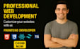 do frontend web development in HTML CSS javascript react js