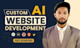 develop ai mobile app, ai website, ai chatbot, ai software