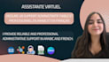 be your professional arabic and french virtual assistant