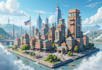 design 2d game concept art, background and environment