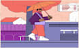 do 2d traditional animation, frame by frame animation, hand drawn, 2d line art