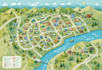 design a map or a site plan vector illustration