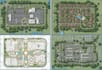 create architectural site plan master plan map illustration